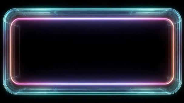 光を放つテクノロジーのフレームの写真