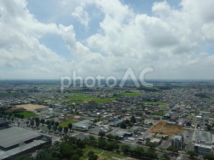 街の風景_2 風景,青空,街並みの写真素材