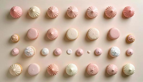 かわいいスイーツのバックグラウンド かわいいスイーツのバックグラウンドの写真