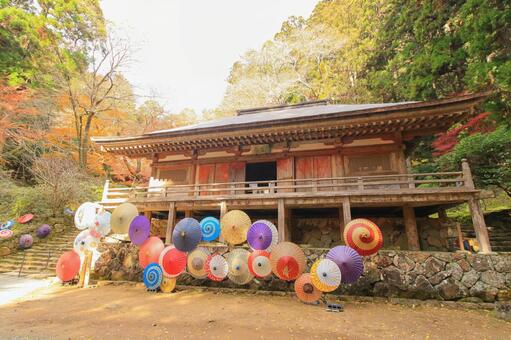 室生寺 室生寺,鎧坂,紅葉の写真素材