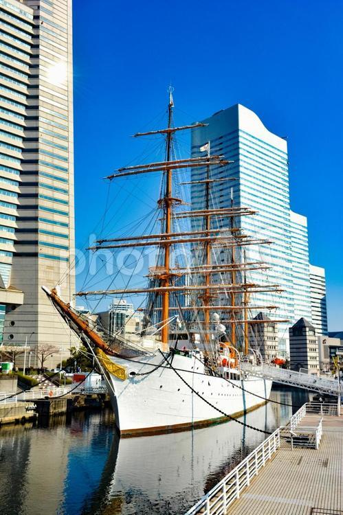 みなとみらい21日本丸メモリアルパーク 展示,重要文化財,みなとみらい21の写真素材
