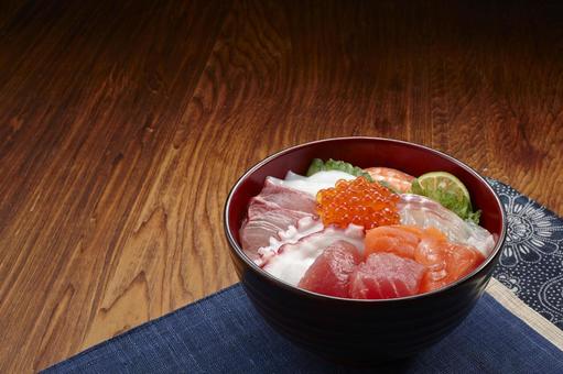 海鮮丼 海鮮丼の写真
