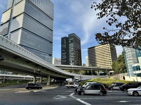 赤坂見附 複雑な交差点 赤坂見附 複雑な交差点 赤坂見附,交差点,青山通りの写真素材