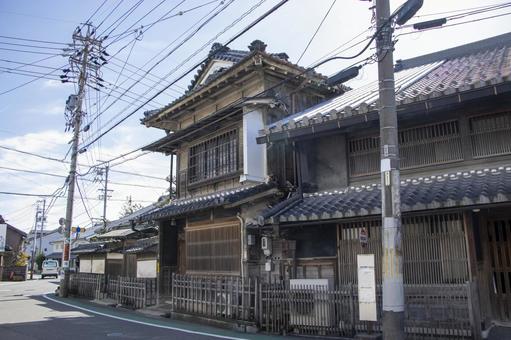 中山道赤坂宿 街並み 中山道赤坂宿,街並み,赤坂宿の写真素材