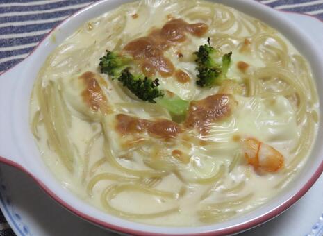 スパゲティグラタン スパゲティグラタン,グラタン,献立の写真素材