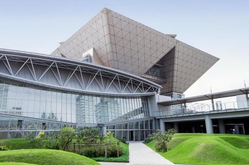 Tokyo Big Sight, big sight, trung tâm triển lãm quốc tế tokyo, ariake, JPG