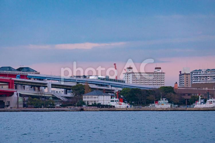 兵庫県神戸市　ポートアイランドの風景 観光,観光地,風景の写真素材
