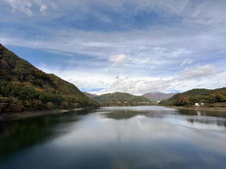 ダム 相俣ダム,ダム,重力式コンクリートダムの写真素材