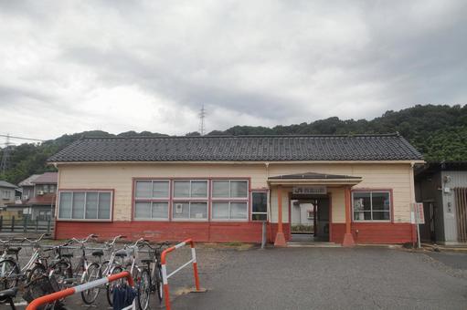 JR高山本線、西富山駅 jr,jr西日本,高山本線の写真素材