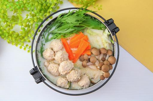 鶏団子鍋 鶏団子鍋 鶏団子鍋,鶏,鍋の写真素材