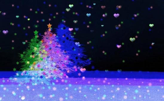 イメージ素材/カラフルクリスマスツリー クリスマスツリー,クリスマス,飾りの写真素材