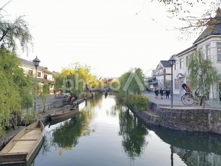 岡山　倉敷 倉敷,蔵屋敷,風景の写真素材