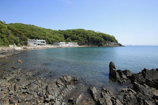 兵庫県赤穂市 赤穂御崎遊歩道からの風景 兵庫県赤穂市 赤穂御崎遊歩道からの風景の写真