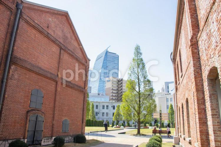 ノリタケの森 ノリタケの森 ノリタケの森,建物,晴れの写真素材