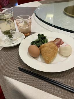ホテルの朝食 ホテルの朝食の写真
