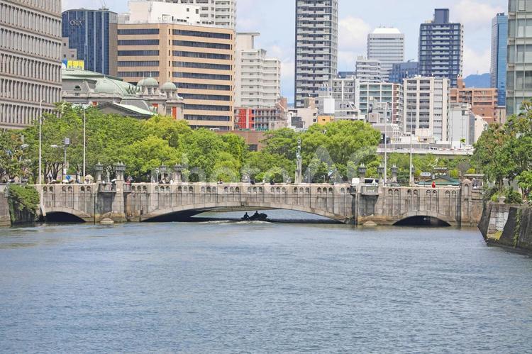 淀屋橋と大阪の街並み 大阪,淀屋橋,中之島の写真素材