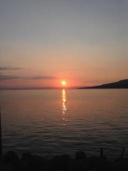 朝日を浴びて 朝日を浴びての写真