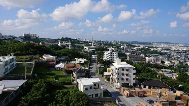 沖縄の市街地 沖縄の市街地 沖縄,風景,市街地の写真素材