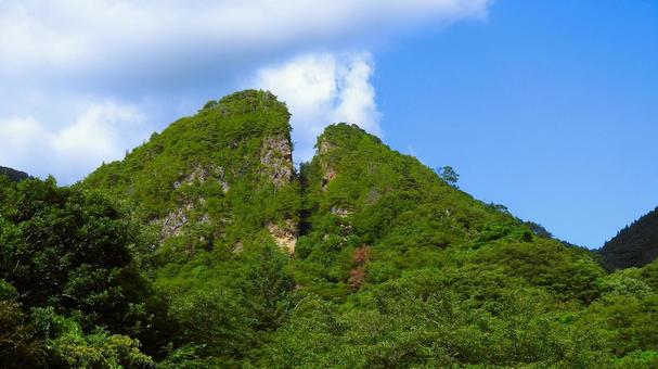 道遊の割戸 佐渡金山,道遊の割戸,世界文化遺産の写真素材