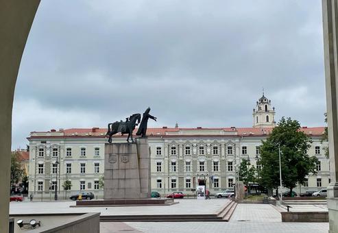 Cathedral Square Cathedral Square cathedralーsquar,vilnius,lithuaniaの写真素材