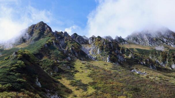 千畳敷カール 千畳敷カール,駒ヶ岳,山岳風景の写真素材