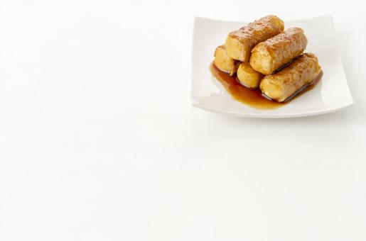 豆腐の肉巻き 豆腐の肉巻き,肉巻き,豆腐の写真素材