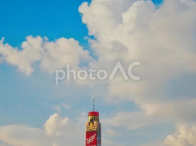 バイヨークタワーと青空 青空,空,ブルースカイの写真素材