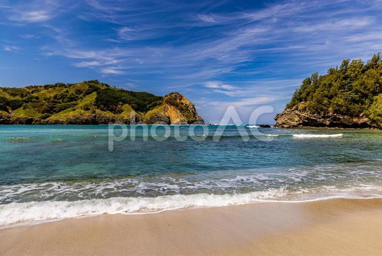 小笠原諸島・父島　コペペ海岸から望む風景 コペペ海岸,父島,小笠原諸島の写真素材