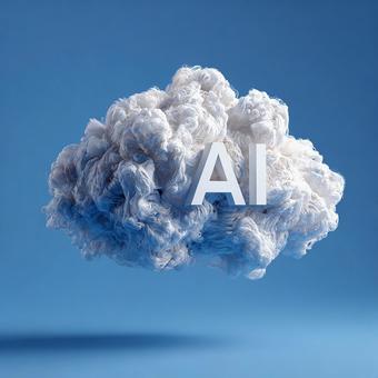 水色背景のシンプルなAI 水色背景のシンプルなAIの写真