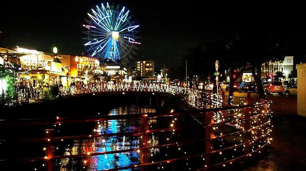 沖縄・美浜のクリスマスイルミネーション 沖縄・美浜のクリスマスイルミネーション 沖縄県,美浜,クリスマスイルミネーションの写真素材