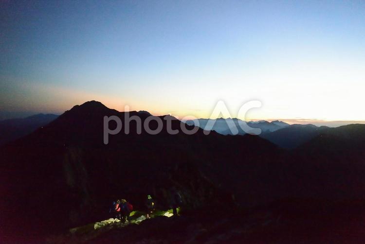 北アルプスの景色 北アルプス,アルプス,登山の写真素材