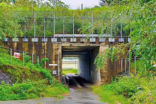 2025年9月の里山13 2025年9月の里山13 高速道路,ボックスカルバート,横断トンネルの写真素材