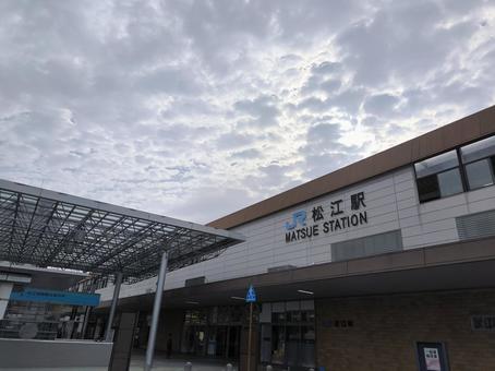 松江駅北口 松江駅北口 松江市,松江駅,山陰本線の写真素材