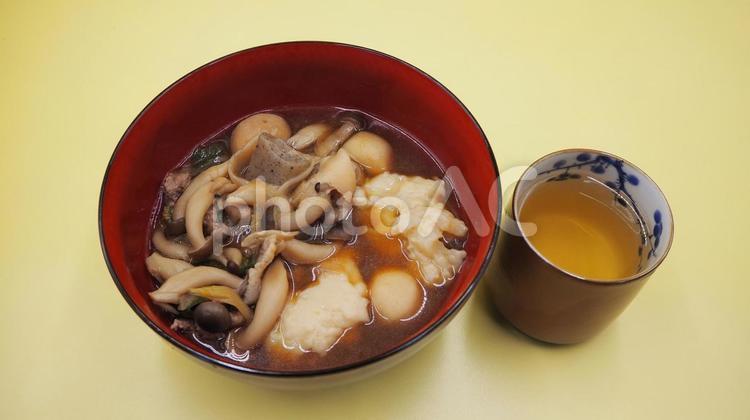 自家製・いも煮＆日本茶 いも煮,自家製,家庭料理の写真素材