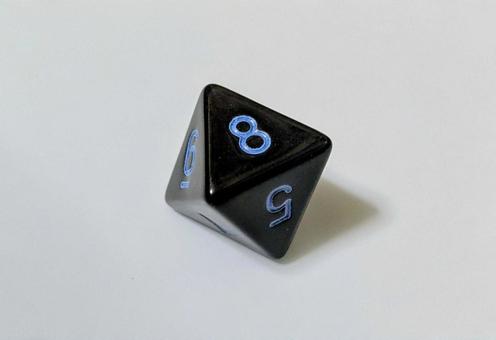 8面ダイス 8面ダイス ダイス,サイコロ,d8の写真素材