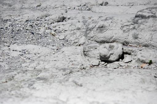 岩稜の地層⑦ 地層,岩,どんずるぼうの写真素材