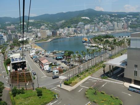 熱海 ロープウェイ 熱海港 熱海 ロープウェイ 熱海港 熱海,ロープウェイ,熱海港の写真素材