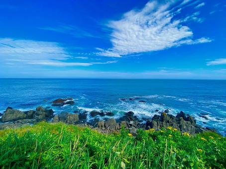納沙布岬 納沙布岬 納沙布岬,北海道,根室市の写真素材