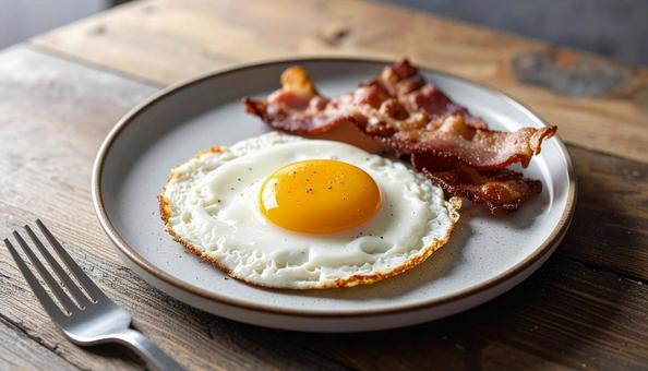目玉焼き 目玉焼きの写真