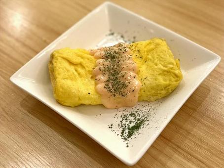 明太チーズ厚焼き玉子 明太チーズ厚焼き玉子の写真