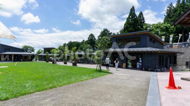 白糸の滝　の入り口 白糸の滝,入り口,売店の写真素材