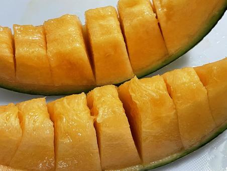 赤肉メロン 赤肉メロン 赤肉メロン,メロン,フルーツの写真素材