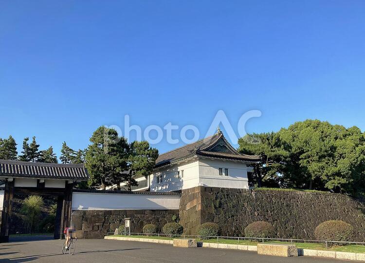 東京風景・桜田門 桜田門,江戸城,東京都の写真素材