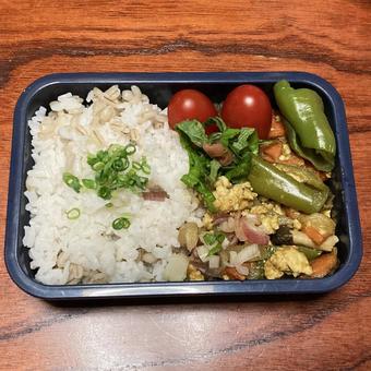 Chicken keema curry, plum and shiso, JPG Chicken keema curry, plum and shiso, JPG
