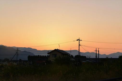 夕焼け空 夕焼け空の写真