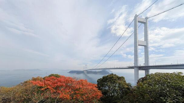 しまなみ海道-119 しまなみ海道,今治市,来島海峡大橋の写真素材