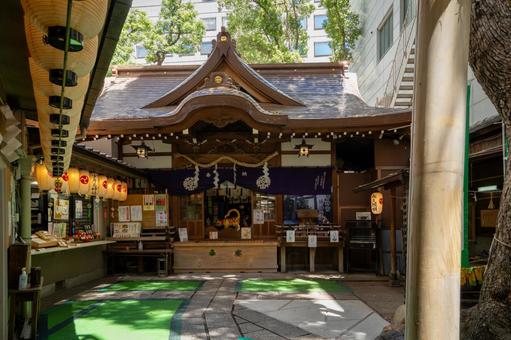 大阪 少彦名神社 本殿 大阪 少彦名神社 本殿 少彦名神社,少彦名,神社の写真素材