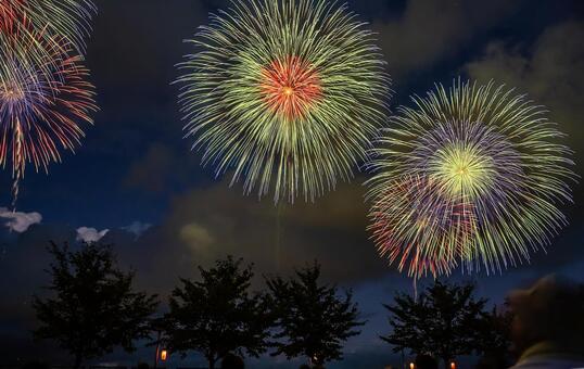 長岡まつり大花火大会 長岡まつり,大花火大会,花火の写真素材