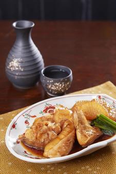 クエのあら煮 あら煮大根 あら炊き クエのあら煮 あら煮大根 あら炊きの写真
