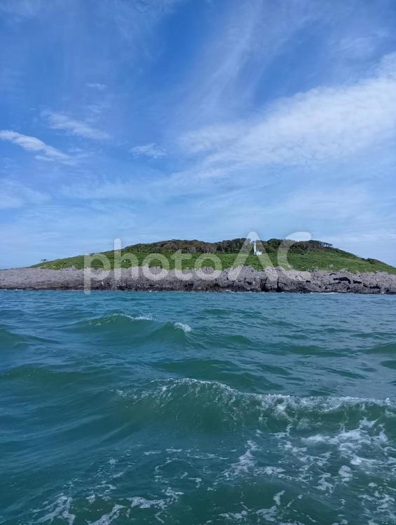 遊覧船から雄島を望む日本海の絶景（福井） 東尋坊,雄島,福井県の写真素材